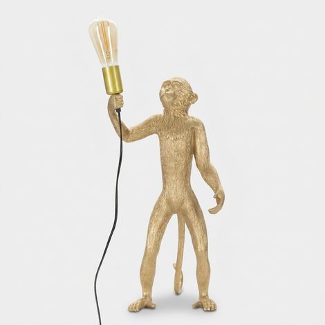 Lampe de table monkey gold cm ø 26x34x55 (1/5)