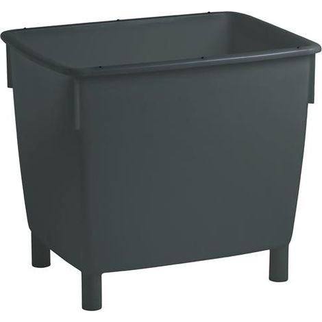 Leichtbaubehälter L945xB725xH830mm PE (HDPe) basaltgrau