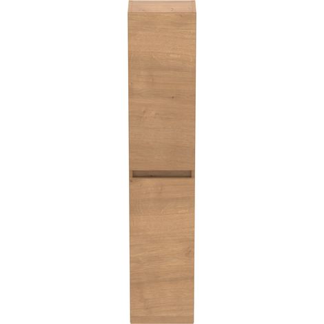 Ideal Standard Eurovit+ - Armadio alto, 150x30x24 cm, 2 ante, cerniere a sx/dx, rovere R0268Y8 (1/4)