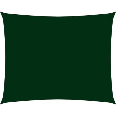 Vela ombrellone rettangolare in tessuto Oxford 35 x 45 m verde scuro 020009650