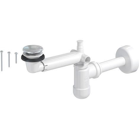 PREVEX Preloc Universal-Siphon für Waschbecken platzsparend 32/40 mm Pop-Up vormontiert PREVEX Preloc Universal-Siphon für Waschbecken platzsparend 32/40 mm Pop-Up vormontiert (1/5)