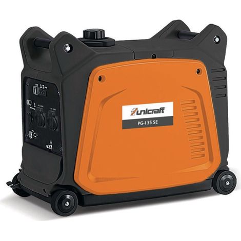 Groupe électrogène inverter 2800 Watt PG-I 35 SE 2,8 kW Benzin UNICRAFT