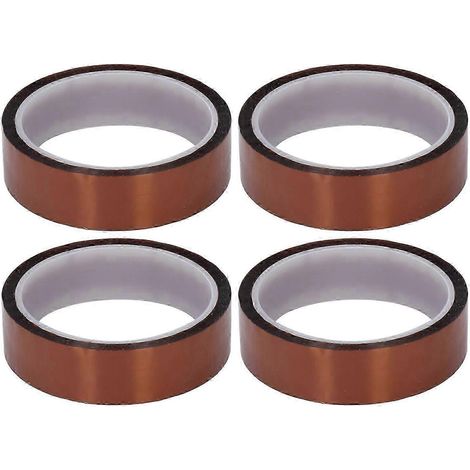 4 Stück antistatisches Polyimid-Klebeband, hochtemperaturbeständig, elektrische Isolierung, 25 mm (1 Zoll) breit, hitzebeständiges Isolierband für industrielle Anwendungen. (1/5)