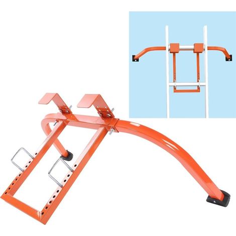 Rosvola Crochet echelle de Toit, Adaptateur de Toit pour Échelle, sExtension de Toit en Acier Robuste, échelle de Toit ,stabilisateur d'échelle (1/5)
