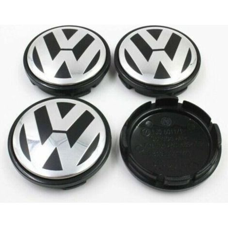 Lot de 4 cache-moyeux d’origine pour jantes aluminium，56mm (1/4)