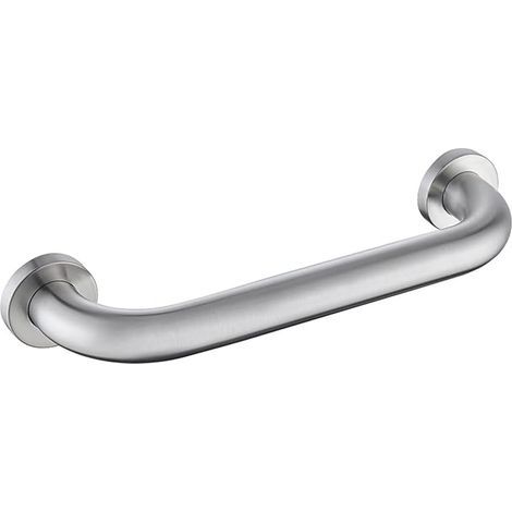300mm Barra de apoyo para inodoro de baño en acero inoxidable, asa de bañera antideslizante, barra de seguridad para personas mayores, niños y personas con discapacidad (1 pieza) (1/5)