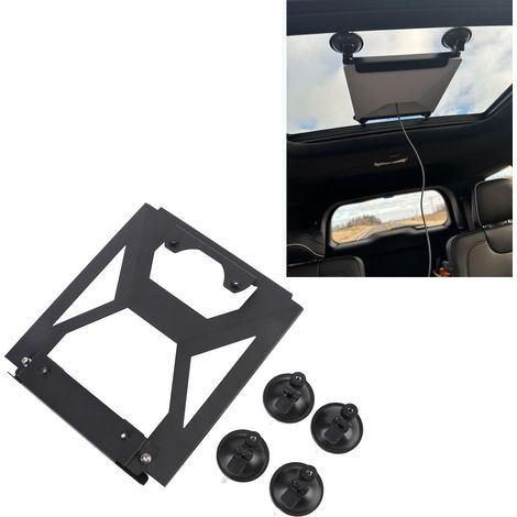 Adaptateur Starlink Mini avec 4 ventouses puissantes pour vitres de voiture et supports de toit ouvrant. Convient pour une installation facile sur diverses surfaces, y compris les voitures, les campin (1/5)