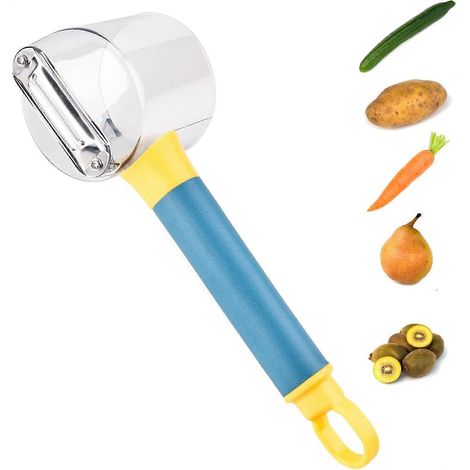 Gemüseschäler mit Aufbewahrungsbox, Kartoffelschäler für die Küche, Multifunktions-Edelstahlschäler für Gemüse, Obst, Kartoffeln, Karotten, Äpfel (G (1/5)