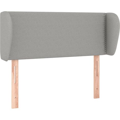Maison Exclusive - Testiera ad Orecchio Grigio Chiaro 83x23x78/88 cm in Tessuto