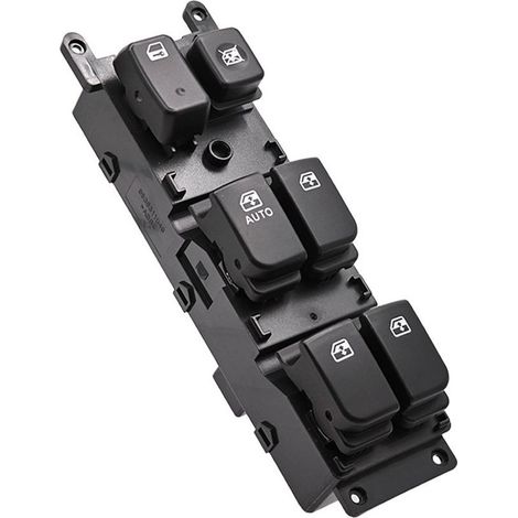 Interrupteur de lève-vitre 93570-1D1013W, compatible avec les Kia Rondo et Carens 2007-2012, commande la montée et la descente des vitres électriques, facile à utiliser. (1/4)