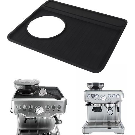 Kaffeemaschinenmatte für Sage 870/880, wiederverwendbare, rutschfeste Silikonmatte, kratzfest, wasserdicht, hitzebeständig