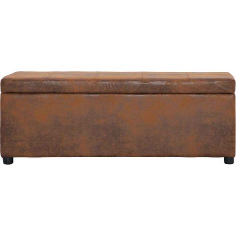 Maison Exclusive - Banco con espacio de almacenaje 116 cm ante si (1/5)