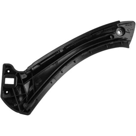 Manija de puerta, embellecedor de manija del panel interior de la puerta, lado derecho para Serie 3 2004-2012 E90 E91 (Negro) (1/4)