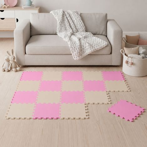 18 Piezas Alfombra Puzzle para Bebés y Niños - 30x30 Suelo Goma EVA Tapete Juego (1/5)