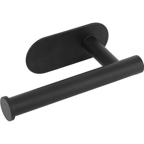Toilettenpapierhalter-Set aus Edelstahl, bohrfreier Toilettenpapier-Organizer fürs Badezimmer, stabile Wandhalterung (1/5)