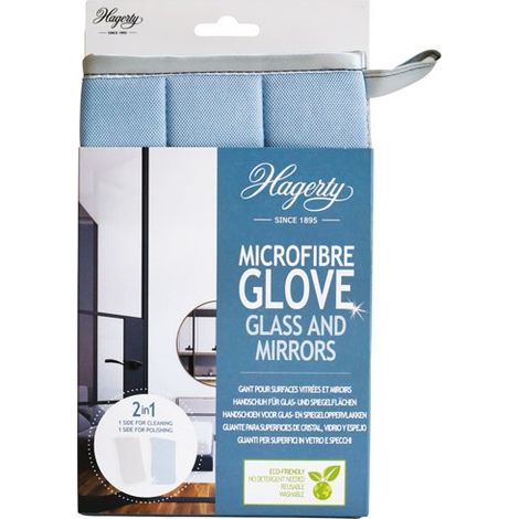 HAGERTY - Gant microfibre pour surfaces vitrées et miroirs (1/4)