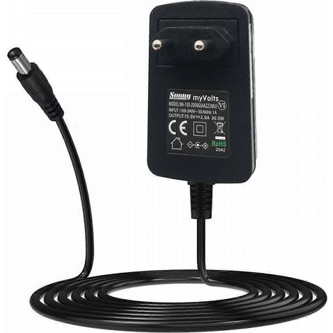 15V myVolts Ersatznetzteil kompatibel mit dem Sony SRS-XB3 Bluetooth-Lautsprecher (1/5)