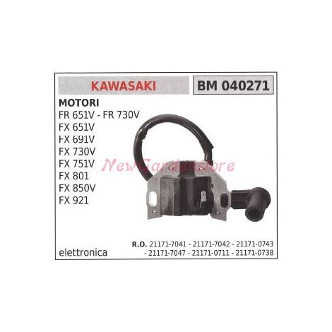 Bobine d'allumage KAWASAKI pour moteurs FR 651V 730V FX 651V 691V 730V 751V 801 850V 921 040271