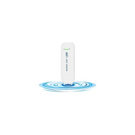 Clé Internet 4G 150 Mbps, 4G LTE USB Dongle WiFi, Wireless Cle Modem 4G avec Emplacement, Adaptateur réseau 4G LTE, Clé USB Appliquer à la Boutique/à la Maison, Connecter 10 Utilisateurs (1/4)