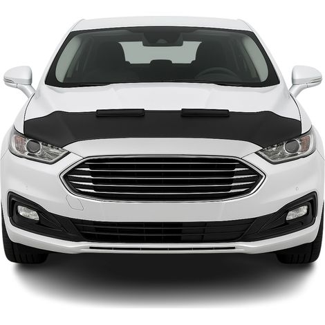 Protège Capot compatible avec Ford Mondeo 2015 à 2023, Bra de Capot Protection, Noir (1/5)