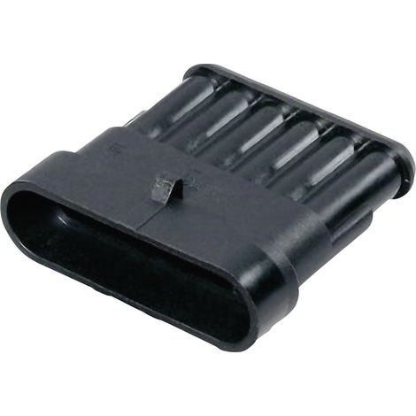 TE Connectivity Stiftgehäuse-Kabel AMP-Superseal 1.5mm Series Polzahl Gesamt 6 Rastermaß: 6 mm 28210