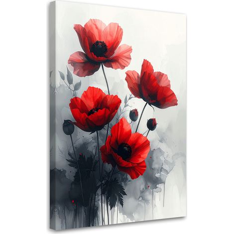 Leinwandbilder Rote zarte Blumen 20x30 (1/5)