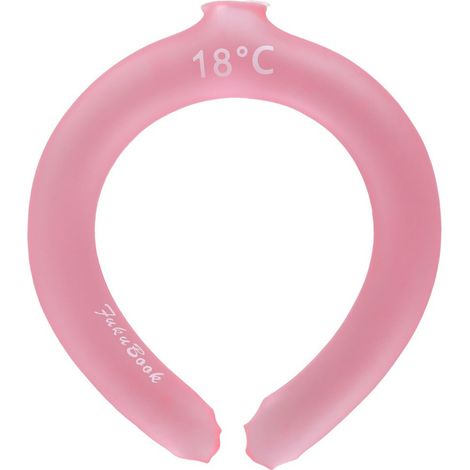 Tube rafraîchissant pour le cou, tour de cou portable et mains libres, réutilisable, idéal pour l'été. (1/5)