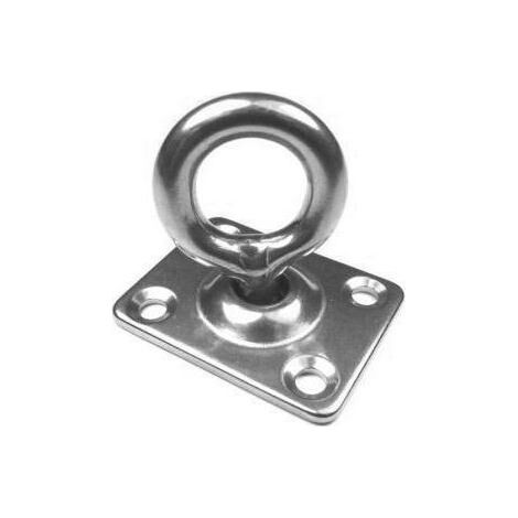 Pontet avec anneau émérillon inox A2 - Diamètre: 5
