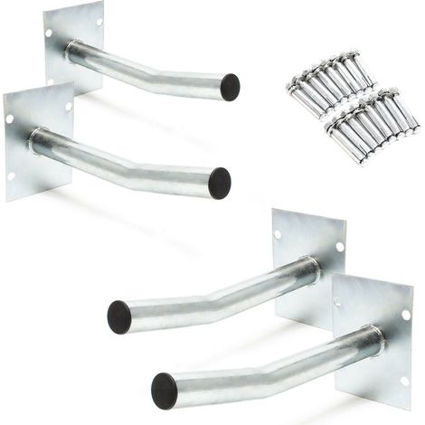 Portaneumáticos de pared para 4 ruedas con gancho para llantas para almacenamiento en garaje o sótano 160002910 (1/5)