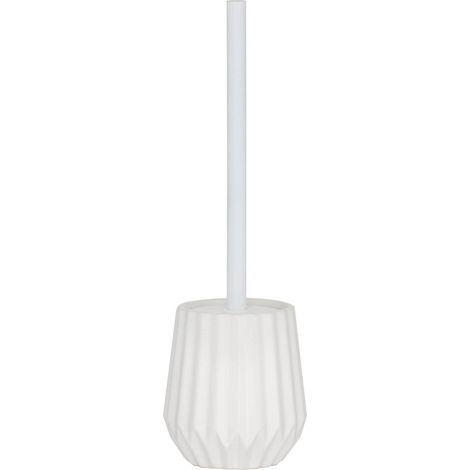Sealskin Arte Scopino e Portascopino da WC, Ceramica, Bianco, 11.8 x 11.8 x 26 cm (1/5)