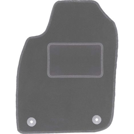 Alfombrilla de terciopelo del conductor para: Audi A6 C5 avant, station wagon, sedan, quattro, allroad (1997-2005) grafito