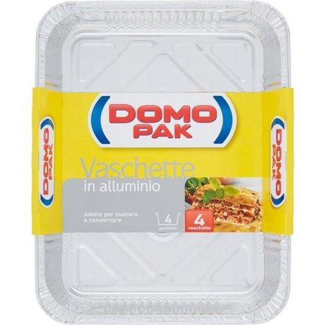 DOMOPAK - VASCHETTE 1LT 4 PORZIONI
