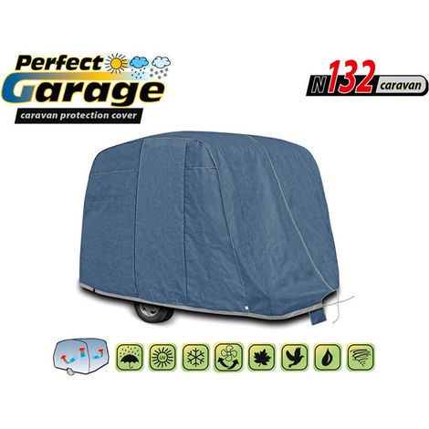 Hochwertige Kegel-Schutzhülle für Wohnwagen, blau, Serie Mobile Garage N132