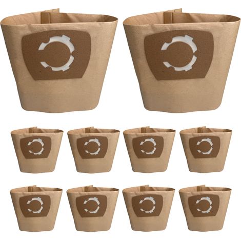 Sac aspirateur pour Bosch [Lot 10] Compatible aspirateur Bosch GAS 20 L SFC Professional (1/5)