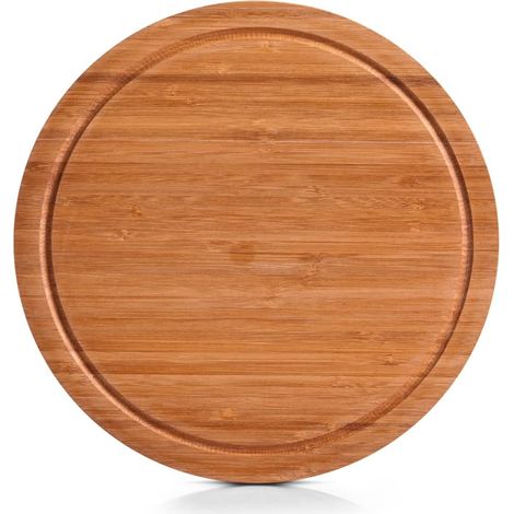 Planche à découper Ronde Bambou Brun 30 x 30 x 1,8 cm (1/5)