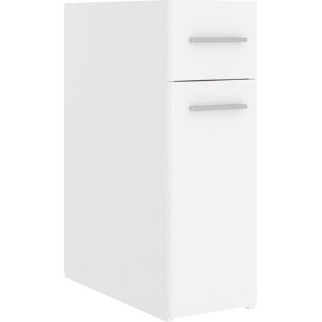 Apotheker-Schrank Weiß 20x45,5x60 cm Ingenieurholz