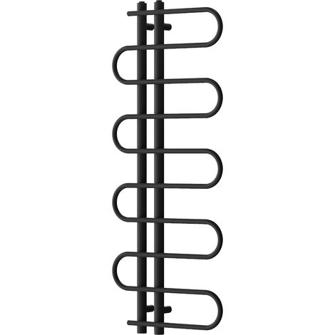 Mexen Kiso radiatore decorativo per bagno 1250 x 500 mm, 256 W, nero - W114-1250-500-00-70