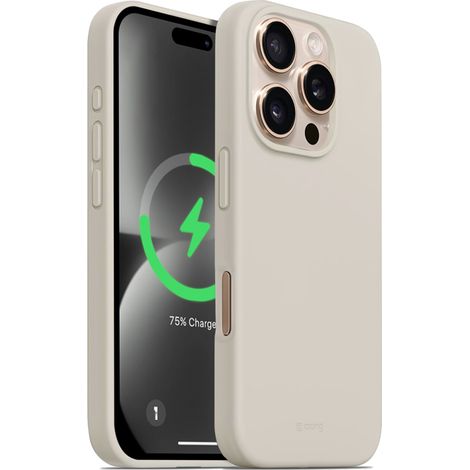 Crong Color Cover Magnetic - iPhone 16 Pro Max MagSafe Hülle (Steinbeige) (1/5)