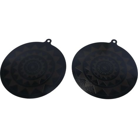 Lot De 2 Tapis De Protection Pour Plaque De Cuisson À Induction, 24 Cm, Thermochromique, En Fibre De Verre, Antidérapants, Réutilisables, Pour Cuisinière À Induction (1/5)