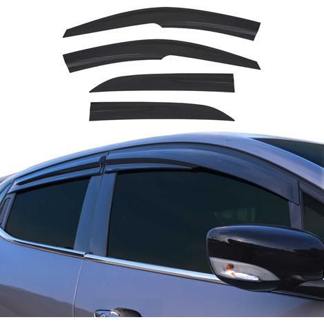 Déflecteurs de Vent pluie d'air pour Hyundai i20 2014-2020 HB Acrylique Noir 2x (1/5)