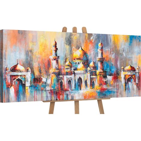 Gemälde Ausstrahlung auf Keilrahmen 115x50 cm (1/5)