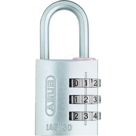 Candado Seguridad 20Mm Combinacion Programable Plata Abus