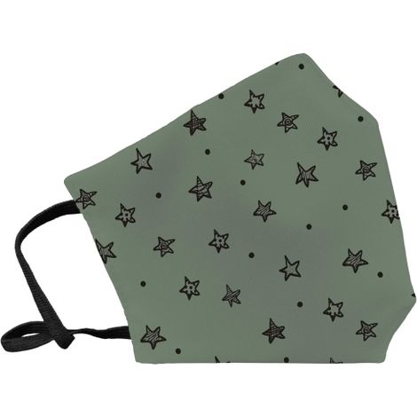 Mascarilla antibacteriana Stars verde L