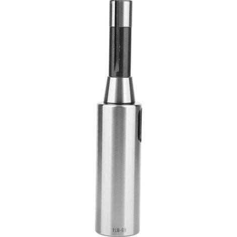 Adaptateur cône Morse R8 vers MT4 pour broche, acier allié, forme plate, 1 pièce, long. 240 mm (1/5)