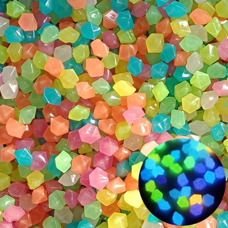 Pierres Lumineuses - Gravier Lumineux Pour Aquarium - Décoration Intérieure Extérieure - 500 Pièces (1/4)