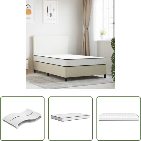Matelas bonnell - Matelas à ressorts bonnell moyen 120x200 cm (1/5)
