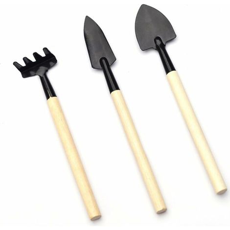 Lot de 3 mini outils de jardin Set Petite pelle Bêche de calcul pour plantes plantes succulentes LangRay (1/5)