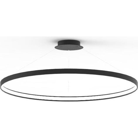 Zumaline CIRCLE Plafonnier suspendu LED intégré, noir, 7820lm, 3000K