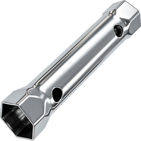 Clé À Douille 8-9mm Extra Longue Pour Robinet Clé à douille métrique, barre de couple tubulaire, extra longue pour réparation robinets, éviers, plomberie (1/4)