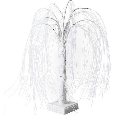 Arbre lumineux décoratif en saule artificiel avec 60 LED RGB télécommandées – idéal pour Noël, mariage et fêtes (1/5)